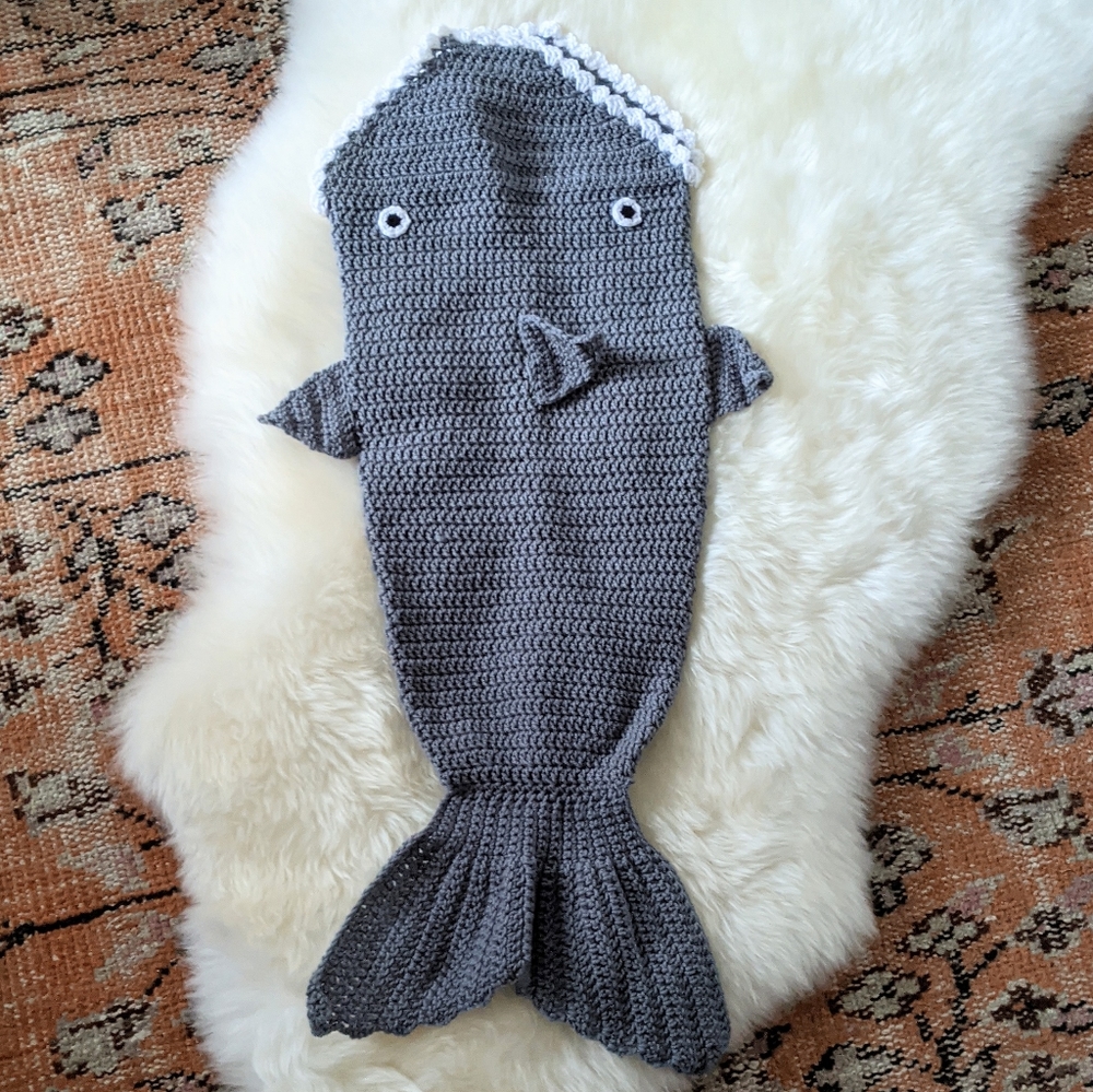 Knitted Shark Sack